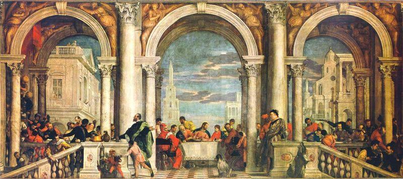 Paolo Veronese The Feast in the House of Levi Norge oil painting art